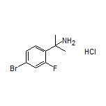 2-(4-Bromo-2-fluorophenyl)propan-2-amine Hydrochloride