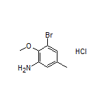 3-Bromo-2-methoxy-5-methylaniline Hydrochloride
