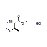 Methyl (2R,3S)-2-Methylmorpholine-3-carboxylate Hydrochloride