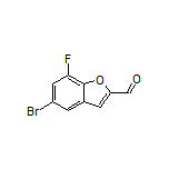 5-Bromo-7-fluorobenzofuran-2-carbaldehyde