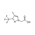 2-[4-Iodo-3-(trifluoromethyl)-1H-pyrazol-1-yl]acetic Acid