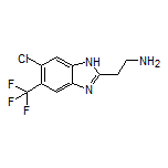 2-[6-Chloro-5-(trifluoromethyl)-1H-benzo[d]imidazol-2-yl]ethanamine
