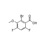 2-Bromo-4,6-difluoro-3-methoxybenzoic Acid