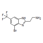2-[4-Bromo-6-(trifluoromethyl)-1H-benzo[d]imidazol-2-yl]ethanamine