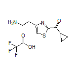 [4-(2-Aminoethyl)thiazol-2-yl](cyclopropyl)methanone Trifluoroacetate