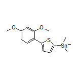 [5-(2,4-Dimethoxyphenyl)thiophen-2-yl]trimethylstannane