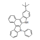3-(tert-Butyl)-13-phenyl-13,14-dihydrobenzo[c]indolo[2,3-a]carbazole