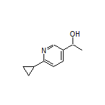 1-(6-Cyclopropylpyridin-3-yl)ethan-1-ol