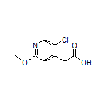 2-(5-Chloro-2-methoxypyridin-4-yl)propanoic Acid