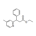 Ethyl 3-(4-Methylpyridin-2-yl)-3-phenylpropanoate