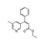 Ethyl (Z)-3-(5-Methylpyridin-3-yl)-3-phenylacrylate