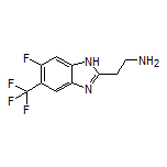 2-[6-Fluoro-5-(trifluoromethyl)-1H-benzo[d]imidazol-2-yl]ethanamine