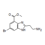 Methyl 2-(2-Aminoethyl)-6-bromo-1H-benzo[d]imidazole-4-carboxylate