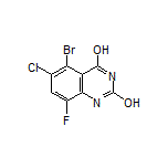5-Bromo-6-chloro-8-fluoroquinazoline-2,4(1H,3H)-dione