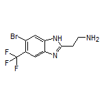 2-[6-Bromo-5-(trifluoromethyl)-1H-benzo[d]imidazol-2-yl]ethanamine