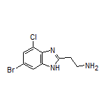 2-(6-Bromo-4-chloro-1H-benzo[d]imidazol-2-yl)ethanamine