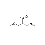 (Z)-3-(1-Methoxyvinyl)hept-5-en-2-one