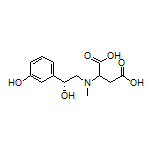 2-[[(R)-2-Hydroxy-2-(3-hydroxyphenyl)ethyl](methyl)amino]succinic Acid