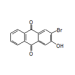 2-Bromo-3-hydroxyanthracene-9,10-dione