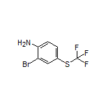 2-Bromo-4-[(trifluoromethyl)thio]aniline