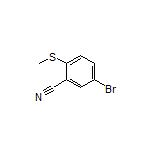 5-Bromo-2-(methylthio)benzonitrile