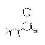 2-[Boc-(phenethyl)amino]acetic Acid