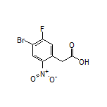 2-(4-Bromo-5-fluoro-2-nitrophenyl)acetic Acid