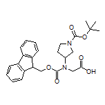 2-[Fmoc-(1-Boc-pyrrolidin-3-yl)amino]acetic Acid