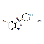 1-[(5-Bromo-2-fluorophenyl)sulfonyl]piperazine Hydrochloride