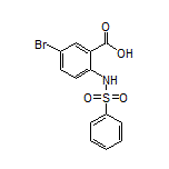 5-Bromo-2-(phenylsulfonamido)benzoic Acid