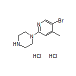 1-(5-Bromo-4-methylpyridin-2-yl)piperazine Dihydrochloride