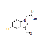 2-(5-Chloro-3-formyl-1-indolyl)acetic Acid