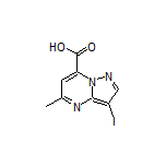 3-Iodo-5-methylpyrazolo[1,5-a]pyrimidine-7-carboxylic Acid