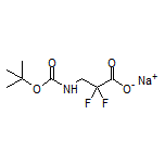 Sodium 3-(Boc-amino)-2,2-difluoropropanoate