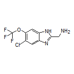 [5-Chloro-6-(trifluoromethoxy)-1H-benzo[d]imidazol-2-yl]methanamine