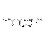 Ethyl 2-[2-(Aminomethyl)-1H-benzo[d]imidazol-6-yl]acetate