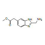 Methyl 2-[2-(Aminomethyl)-1H-benzo[d]imidazol-6-yl]acetate