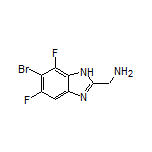 (6-Bromo-5,7-difluoro-1H-benzo[d]imidazol-2-yl)methanamine