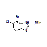 (7-Bromo-6-chloro-1H-benzo[d]imidazol-2-yl)methanamine
