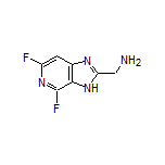 (4,6-Difluoro-3H-imidazo[4,5-c]pyridin-2-yl)methanamine