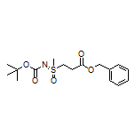 Benzyl 3-(N-Boc-S-methylsulfonimidoyl)propanoate