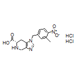 (S)-1-(3-Methyl-4-nitrobenzyl)-4,5,6,7-tetrahydro-1H-imidazo[4,5-c]pyridine-6-carboxylic Acid Dihydrochloride