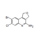8-Bromo-7-chloro-1,3-dihydrofuro[3,4-c]quinolin-4-amine