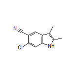 6-Chloro-2,3-dimethyl-1H-indole-5-carbonitrile