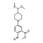 Methyl 2-Cyano-5-[4-(dimethoxymethyl)piperidin-1-yl]benzoate