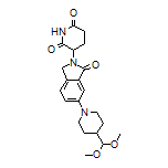 3-[6-[4-(Dimethoxymethyl)piperidin-1-yl]-1-oxoisoindolin-2-yl]piperidine-2,6-dione