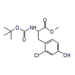 Methyl 2-(Boc-amino)-3-(2-chloro-4-hydroxyphenyl)propanoate
