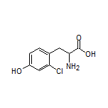 2-Amino-3-(2-chloro-4-hydroxyphenyl)propanoic Acid