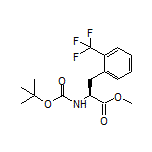 Methyl (S)-2-(Boc-amino)-3-[2-(trifluoromethyl)phenyl]propanoate