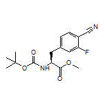 Methyl (S)-2-(Boc-amino)-3-(4-cyano-3-fluorophenyl)propanoate